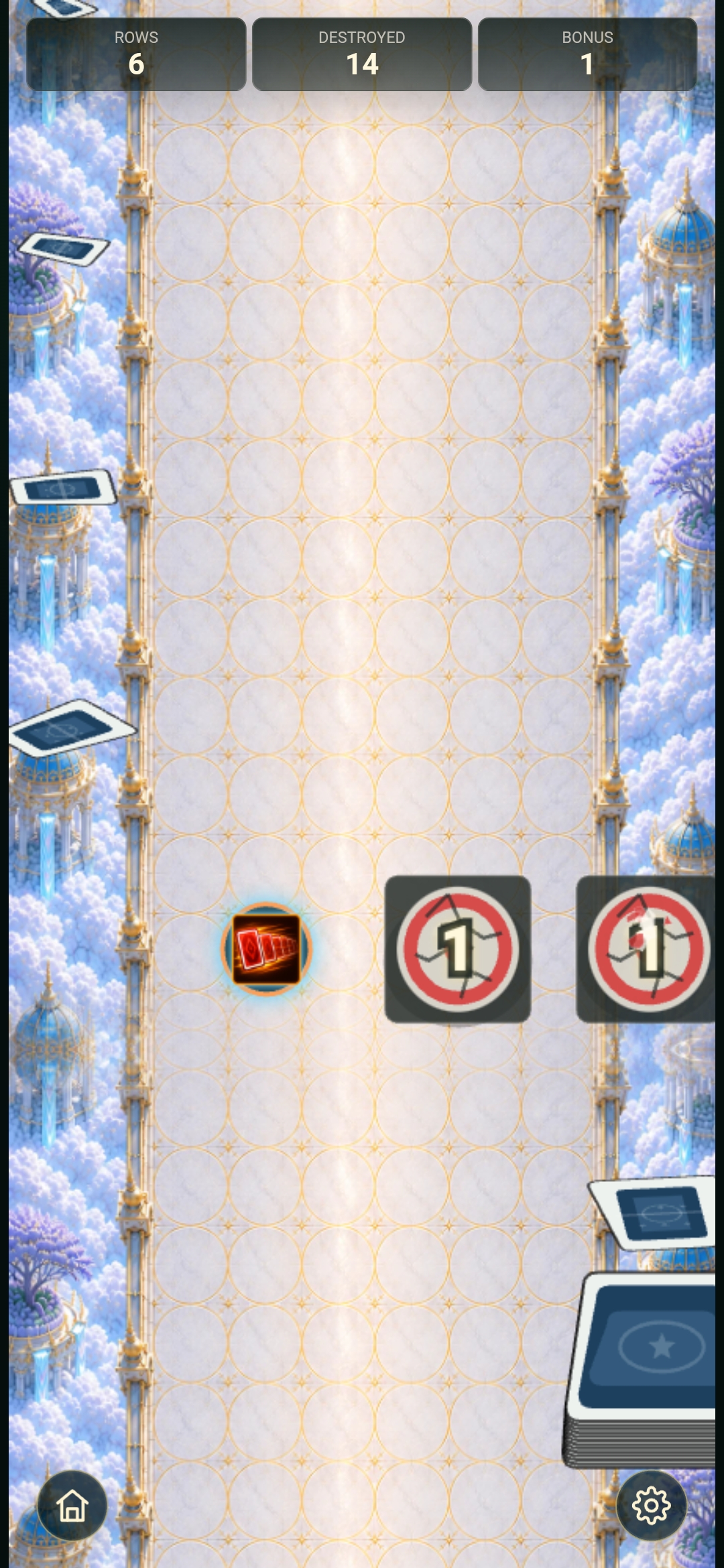 Multiple targets in a Card Flick level